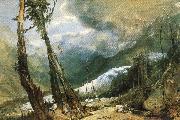 Glacier and source of the Avyron, Chamonix Joseph Mallord William Turner